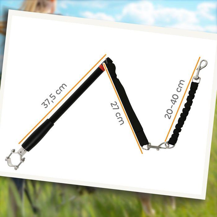 Produktbild Swisshandel24 Fahrradleine für Hunde Fahrrad Hundeleine für Radfahren, Training, Schwarz (Hund, Fahrrad)