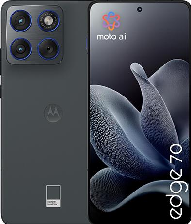 Produktbild Motorola XT2601-2 Moto Edge 70 5G 12GB RAM 512GB - Gadget Grey (512 GB, Gadget Grey, 5G)