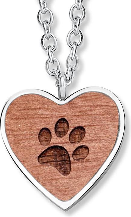 Immagine prodotto Crystalp Collana originale in acciaio con zampa Zampa di legno 30418.W2. E.36