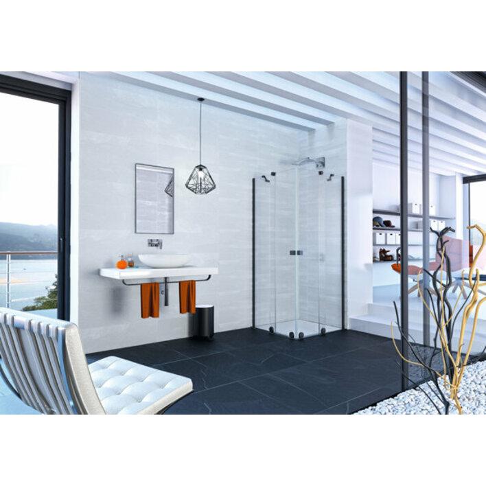 Thumbnail - Hüppe, Duschkabine + Duschwand, Xtensa pure Gleittüreckeinstieg 2teilig (1/2), Breite:100cm, Anschlag rechts (211 cm, 10...