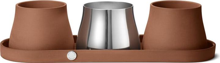 Produktbild Georg Jensen Terra Tablett mit drei Töpfen (41.60 cm)