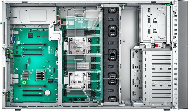 Produktbild Fujitsu TX2550M7 4410T 10C Silver 32GB 8LFF 2x900W (Intel Xeon Silver 4410T, 32 GB, Tower Server)