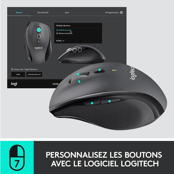 Produktbild Logitech Marathon M705 (Kabellos)