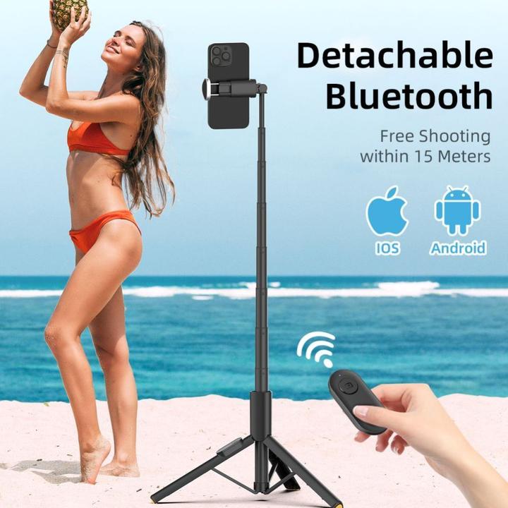 Produktbild Tech-Protect Selfie-Stick L09S mit Stativ - Schwarz