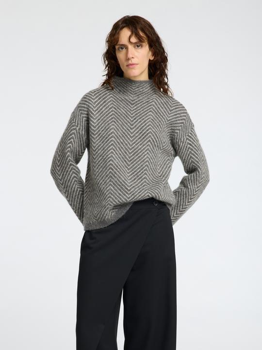 Produktbild Selected Fischgrät Strickpullover (L)
