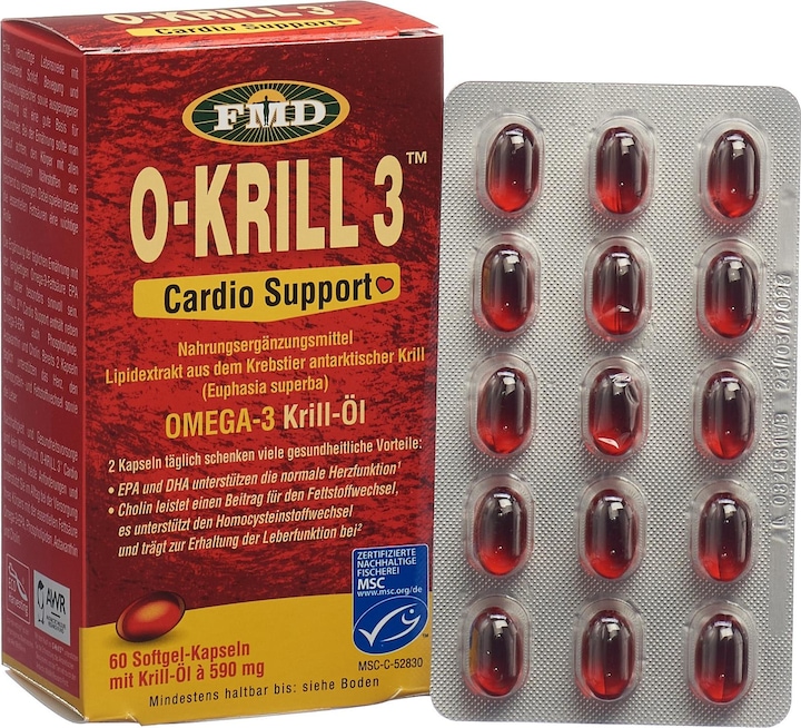 Produktbild Udo's Choice O-Krill 3 Licaps Bio (60 Stück)