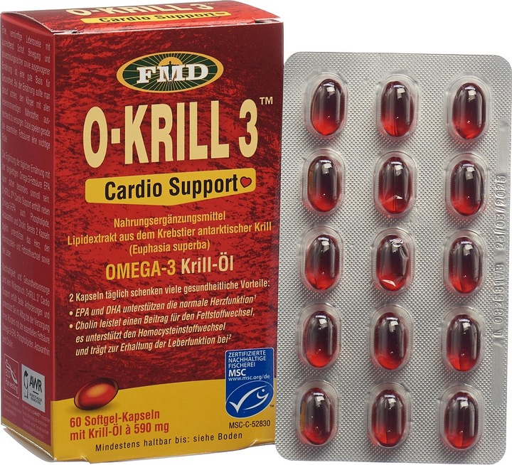 Produktbild Udo's Choice O-Krill 3 Licaps Bio (60 Stück)