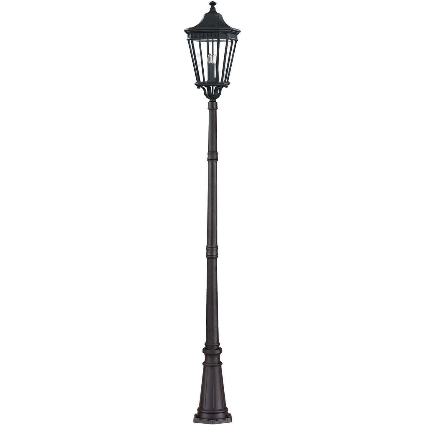 Thumbnail - Elstead Lighting, Gartenbeleuchtung, Cotswold Lane Aussen-Stehleuchte E14 3-fach 257cm Schwarz IP44 (E14, IP44)