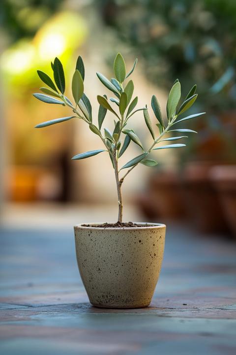 Actual product image Plant in a Box Olea Europaea - Set of 2 olive trees (25 cm)