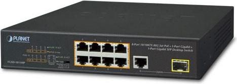 Immagine prodotto ACTi PLANET FGSD-1011HP 8 porte (9 porte)