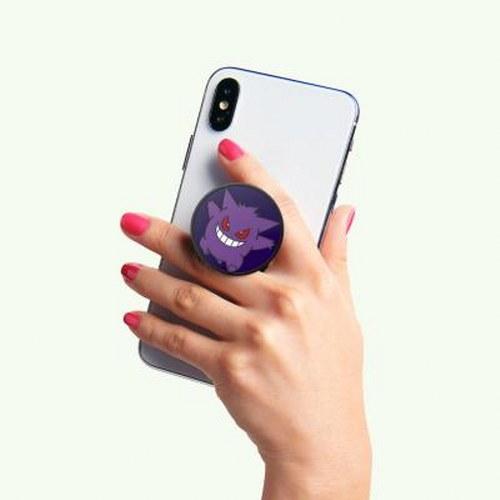 Image du produit PopSockets PopGrip Premium Enamel Glow In the Dark Gengar (émail brillant)