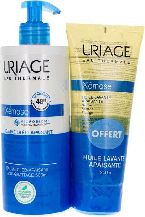 Image du produit Uriage Xemose Balsamo Oil 500ml + Xemose Oil Cleanser 200ml Promo (Kit de soins capillaires)
