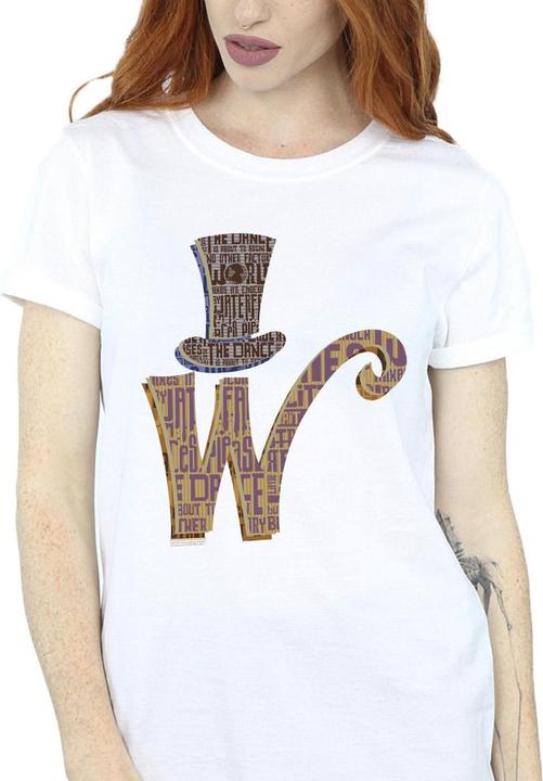 Produktbild Willy Wonka & the Chocolate Factory W Logo Hat TShirt (5XL)
