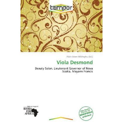 Thumbnail - Viola Desmond, Fachbücher von Alain Sören Mikhayhu