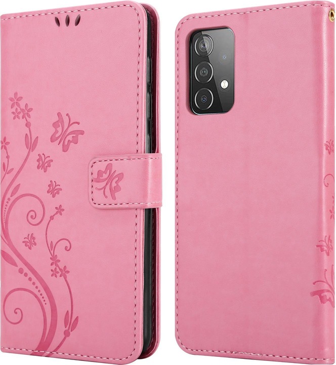 Actual product image Cadorabo Flower Book cover (Samsung Galaxy A52, Samsung Galaxy A52 5G, Samsung Galaxy A52s 5G)