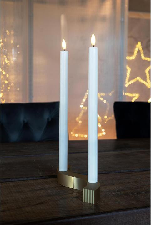 Actual product image Sirius LED Candles Set Sille, 2 cm x 350 mm, White, Rechargeable (2 x)