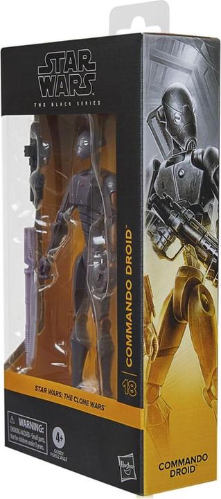 Produktbild Hasbro Star Wars: The Clone Wars Black Series Actionfigur Commando Droid 15 cm