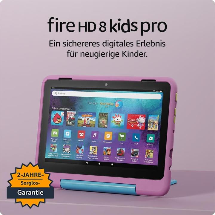Actual product image Amazon Fire HD 8 Kids Pro (2024) (WLAN only, 7.99", 32 GB, Blue)