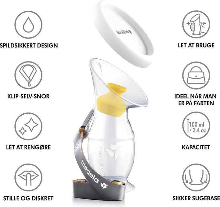 Actual product image Medela Silicone Breast Milk Collector
