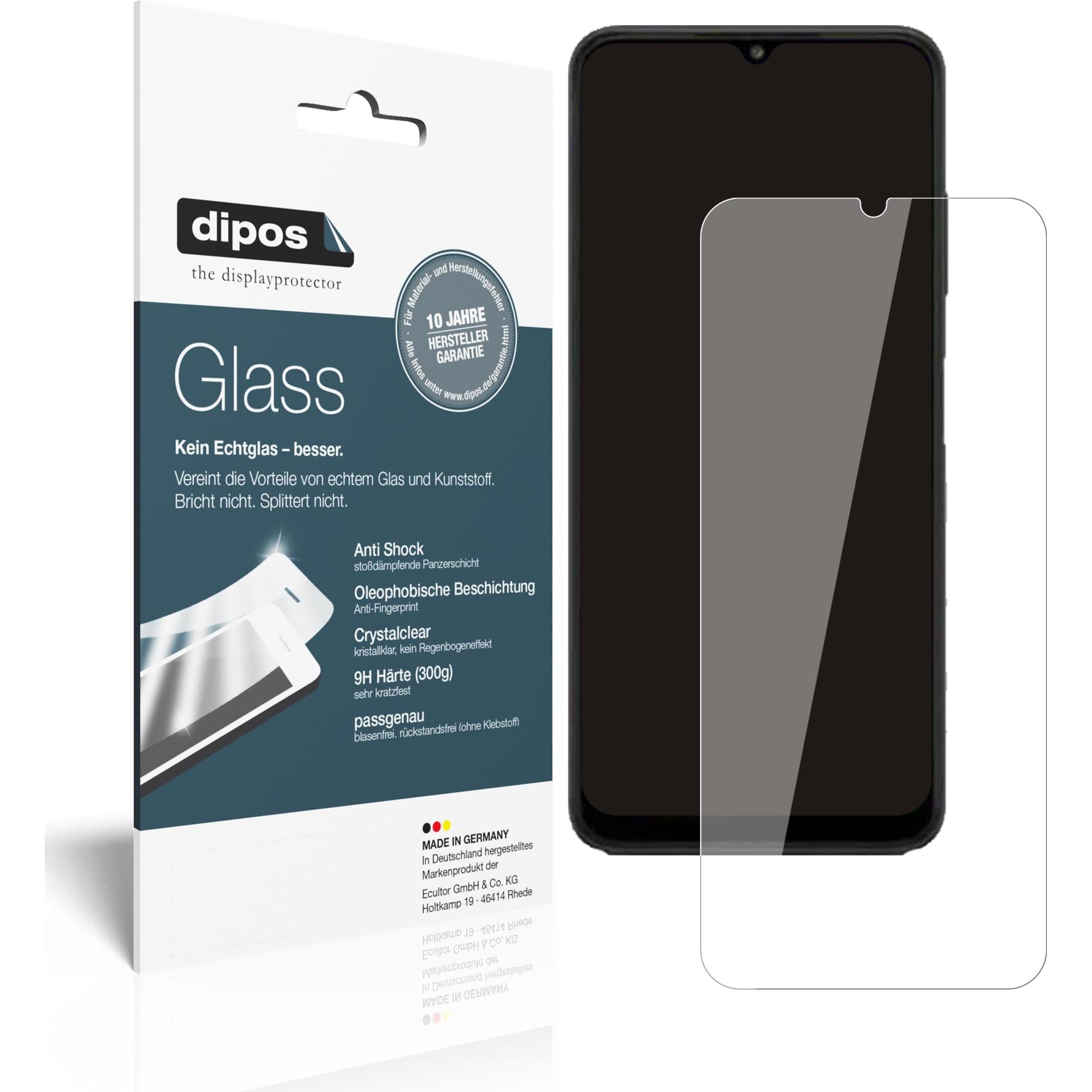 Dipos Displayschutz Anti-Shock (2 Stück, Samsung Galaxy S21), Smartphone Schutzfolie, Transparent
