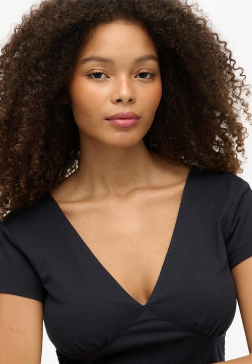Immagine prodotto Superdry T-shirt corsetto con maniche per donna (S)
