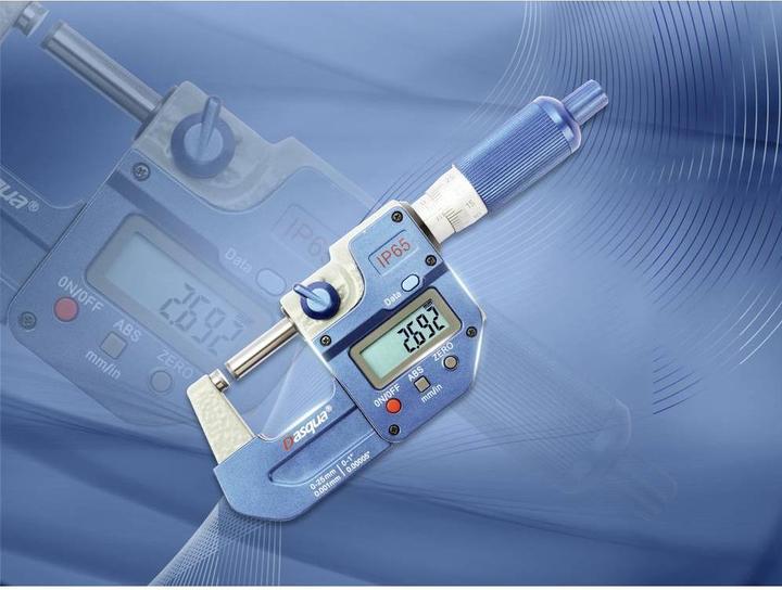 Produktbild Dasqua 4410-1105-A Neue verbesserte digitale Aussenmessschraube IP65 mit doppelten IP67-Chips mit di
