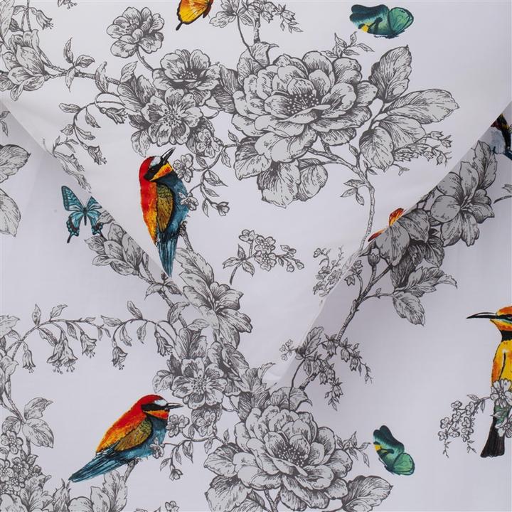 Actual product image Domoletti BED COV SET COTTON BIRD WILD 200X220 (200 x 220 cm)