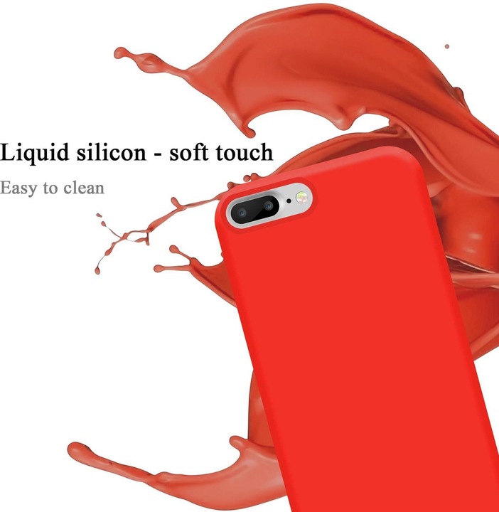 Produktbild Cadorabo TPU Liquid Silicone Case Cover (Apple iPhone 8 Plus, Apple iPhone 7 Plus, Apple iPhone 7s Plus)