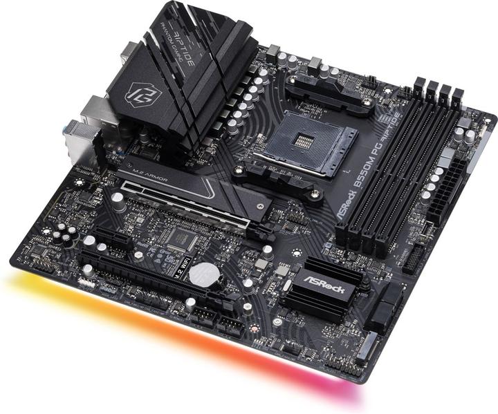 Actual product image AsRock B550M PG Riptide (AM4, AMD B550, mATX)