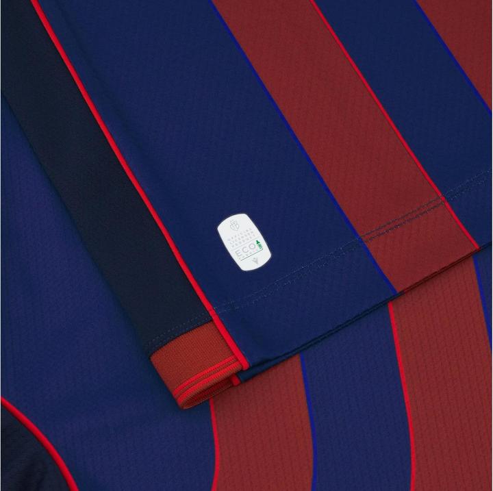 Actual product image Macron FC Basel Home Jersey 25/26 M, Blau/Rot, Detailfarbe (M)