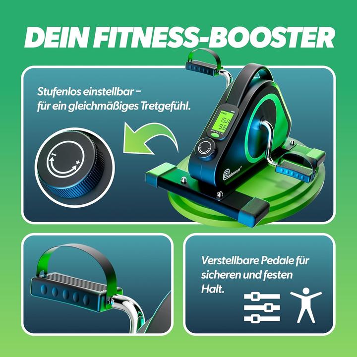 Produktbild Poolomio Pedaltrainer mit LCD-Display