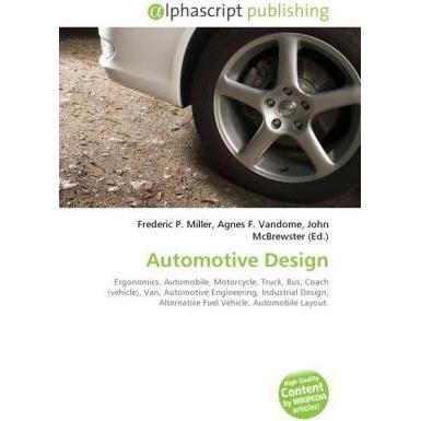 Automotive Design, Fachbücher von Agnes F. Vandome, Frederic P. Miller, John McBrewster