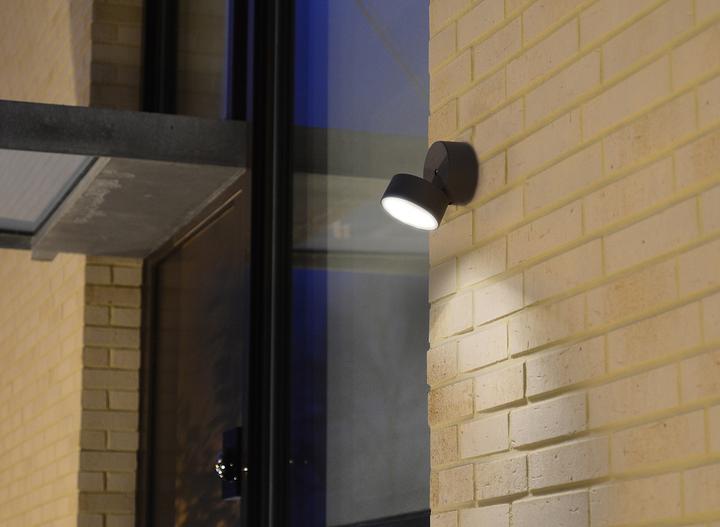 Actual product image Lutec LED Outdoor Wall Spotlight Trumpet (840 lm, IP54)