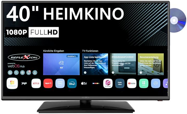 Actual product image Reflexion LDDW40IBT Full HD Smart TV with DVD player (40", LED, Full HD)