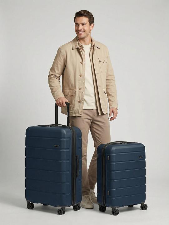 Produktbild Saxoline Miami 4 Rollen Kofferset 2-teilig mit Dehnfalte (137 l)