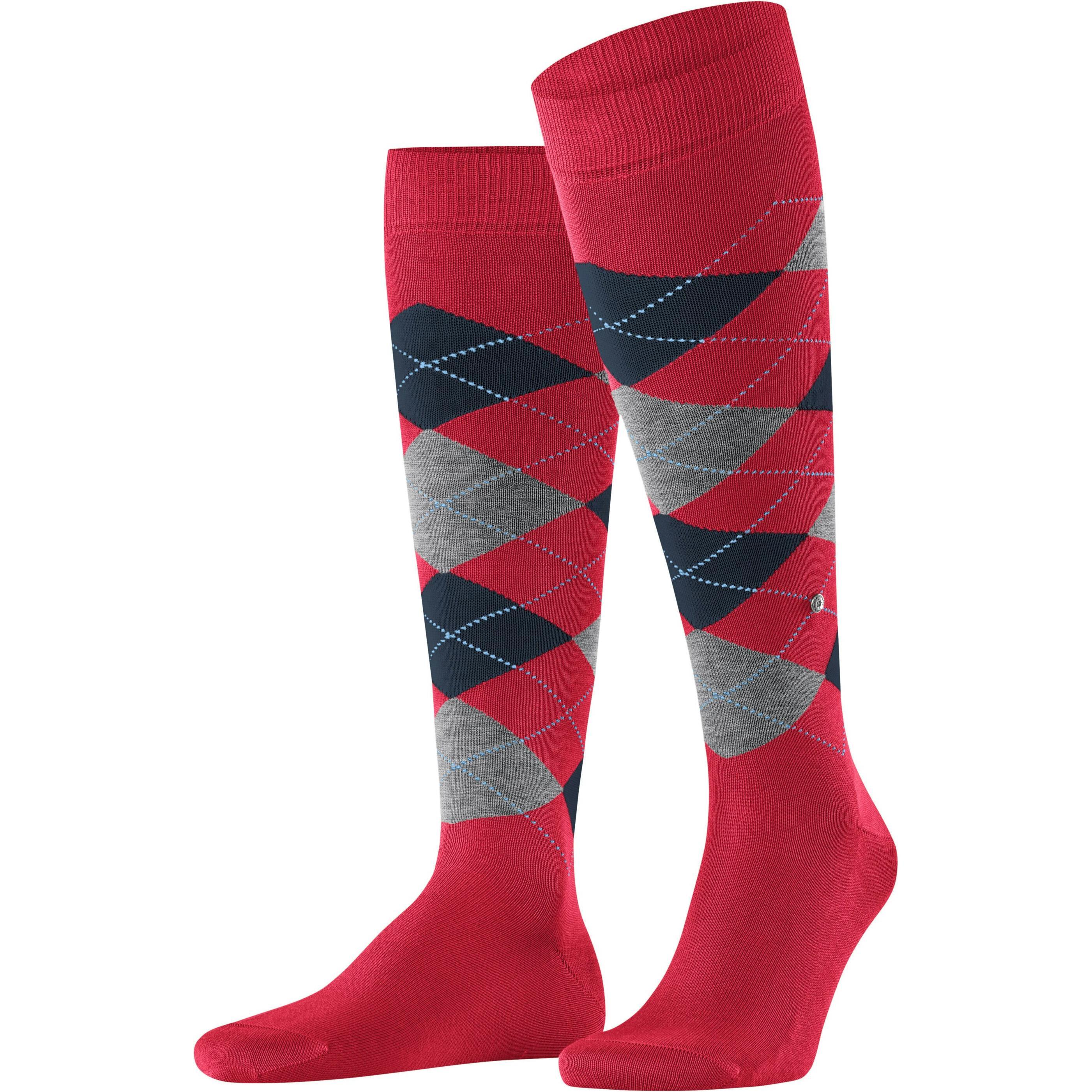Burlington, Herren, Socken, Manchester KH, Rot, (40 - 46)