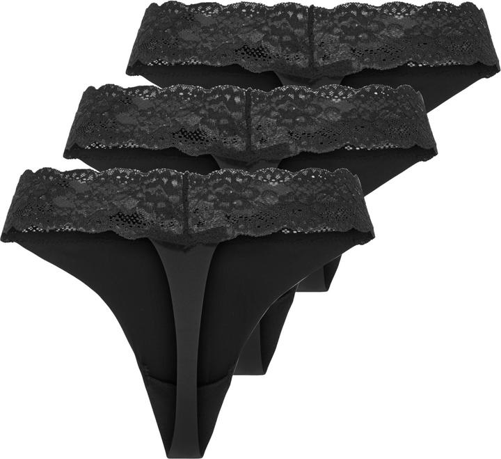 Immagine prodotto Only Onlchloe Lace S.S Thong 3-Pack Acc Noos (S, confezione da 3)