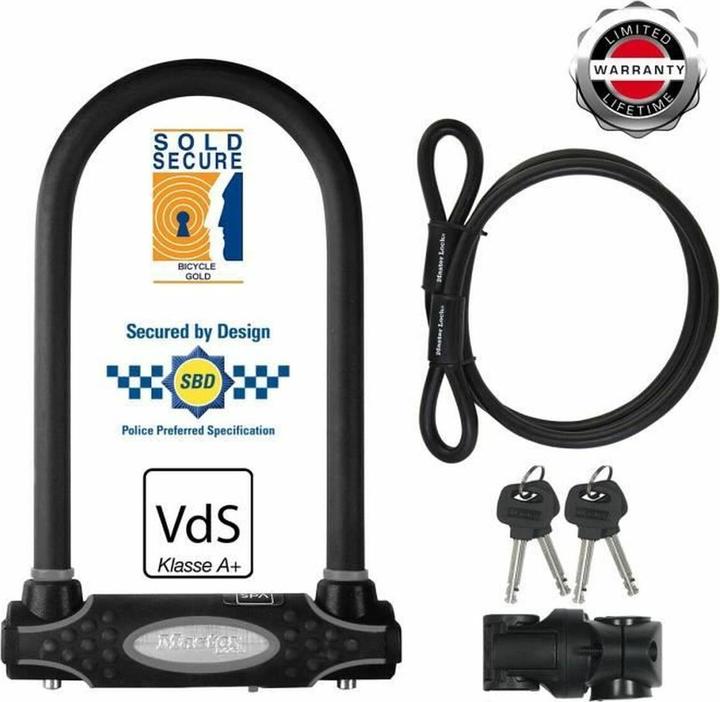 Produktbild Master Lock 8274 Bügelschloss 13 mm x 210 mm x 110 mm