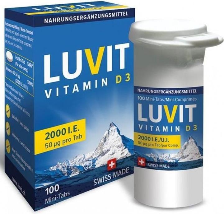 Image du produit Luvit Vitamine D3 Mini-Comprimés (100 pièce(s), Cachets, 35 g)