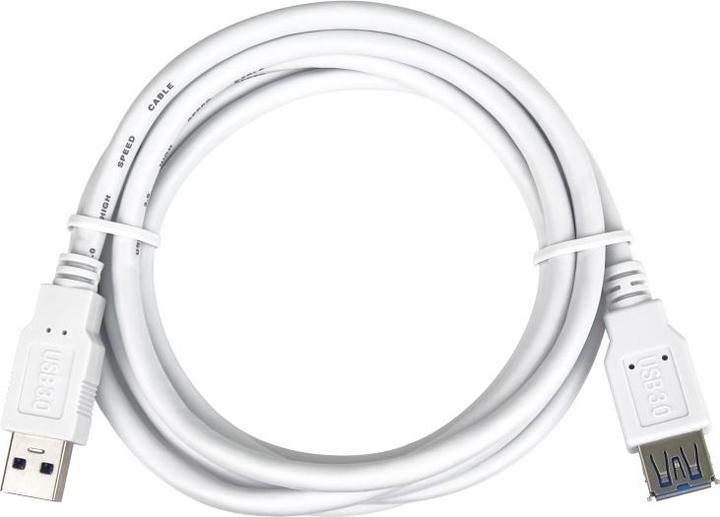 Image du produit PremiumCord Câble ProdluÅ¾ovacÃ USB 3.0 Super-speed A-A, MF, 9pin, blÃ¡ (5 m, USB 3.0)