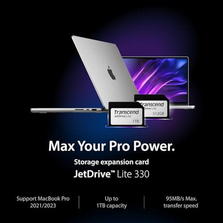 Actual product image Transcend JetDrive Lite 330 (1000 GB, SDXC)