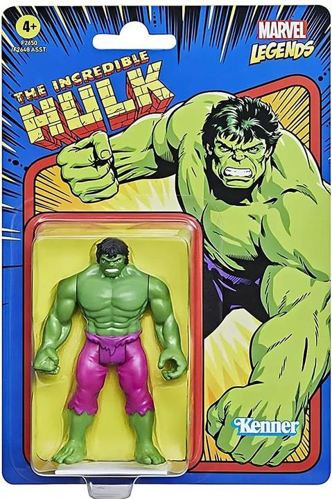 Produktbild Hasbro Marvel Legends Series 9,5 cm grosse Retro 375 Collection Hulk Action-Figur