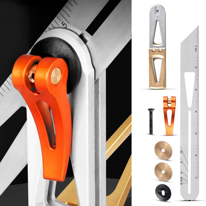 Produktbild Stahlwerk Schmiege mit Anschlag Winkelschmiege Kombiwinkel Multifunktionswinkel