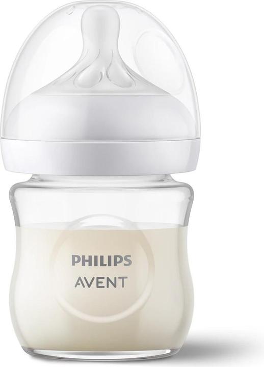 Image du produit Philips Avent Natural Response stikla zīdaiņu pudelīte 125 ml jaundzimušā knupītis 0m+ SCY930/01 (125 ml)