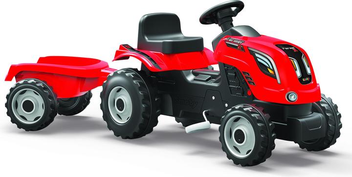 Image du produit Smoby Tracteur avec remorque-rouge