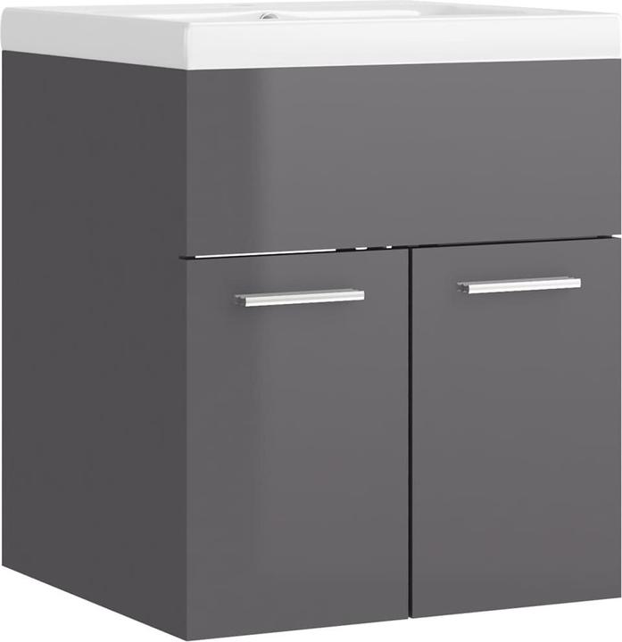 Actual product image vidaXL Waschbeckenunterschrank mit Waschbecken