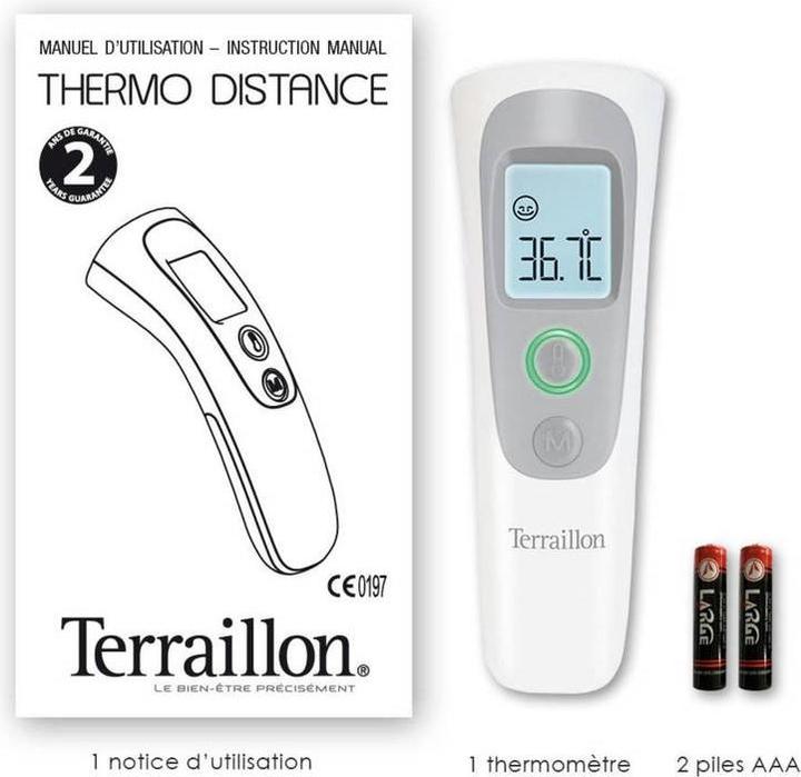 Image du produit Terraillon distance thermique (Front, Sans contact)