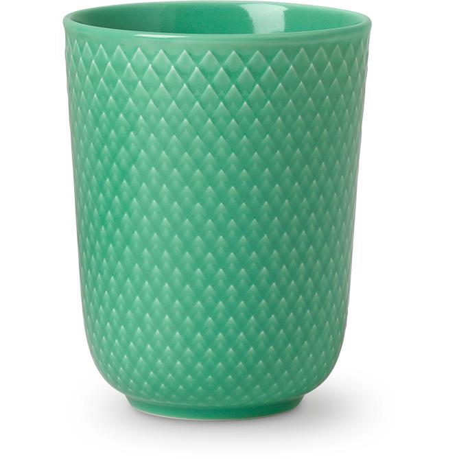 Lyngby Porcellana 201964 Tazza Verde Universale 1 pezzo(i), Tazza, Verde