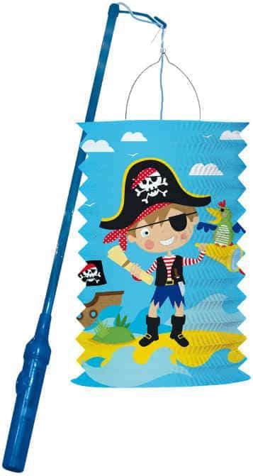 Riethmüller Lantern set Little Pirate paper / plastic 28 cm /
