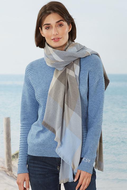 Immagine prodotto Betty Barclay Sciarpa a quadri con frange